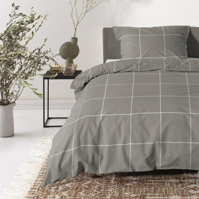 Cinderella Robyn Dekbedovertrek Satijn Taupe-2-persoons (200 x 200/220 cm)