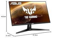 ASUS TUF Gaming VG27AQ1A - PC-monitor voor gamer Esport 27 inch WQHD - IPS-paneel - 16:9-170Hz - 1ms - 2560x1440 - DisplayPort & 2X HDMI - Speaker - Nvidia G-Sync - ELMB - HDR 10 - thumbnail