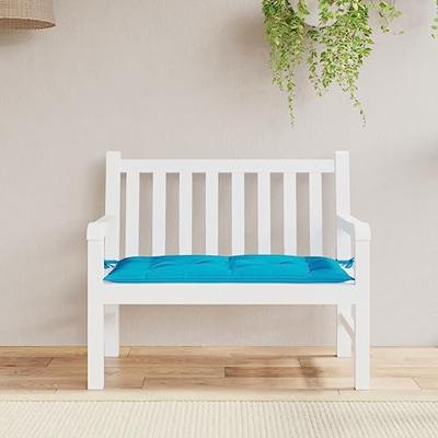 VidaXL Tuinbankkussen 100x50x7 cm oxford stof lichtblauw