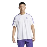 adidas Real Madrid Terrace Icons T-Shirt Wit Paars - thumbnail