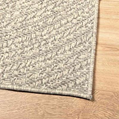 Vloerkleed ZIZUR room binnen en buiten 200x290 cm jute look Vloerkleed ZIZUR room binnen en buiten 200x290 cm jute look