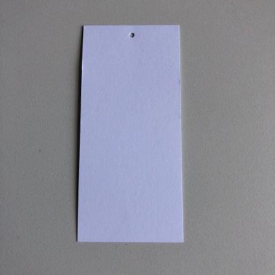 Hangetiket 55x120 mm wit onbedrukt