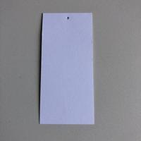 Hangetiket 55x120 mm wit onbedrukt - thumbnail