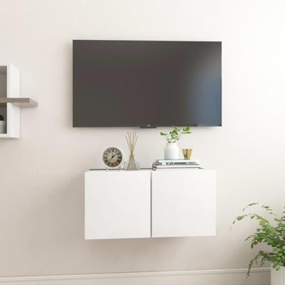 VidaXL Tv-hangmeubel 60x30x30 cm wit