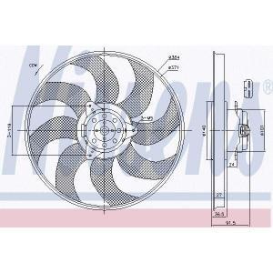 Koelventilator 85794