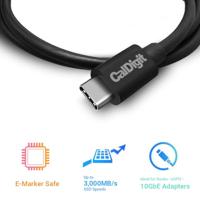 CalDigit TB4-P08B-540 Thunderbolt 4 40Gbps 100W USB Type-C 0.8m - thumbnail