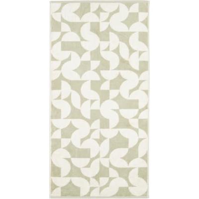 Cawö Cawo Studio gemustert 6251 Handdoek 50x100 wasabi