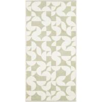 Cawö Cawo Studio gemustert 6251 Handdoek 50x100 wasabi - thumbnail