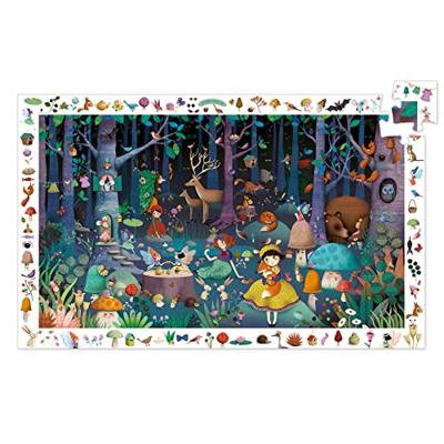 Puzzel 100 stukjes Het magische bos DJECO meerdere kleuren - thumbnail