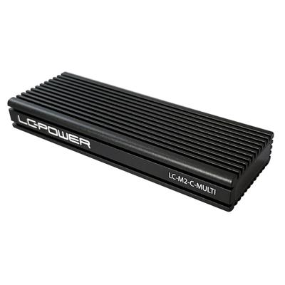LC Power LC-M2-C-NVME-MULTI M.2 SSD Enclosure (NVMe & SATA)
