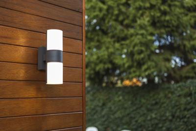 Lutec CYRA 5198101012 LED-buitenlamp (wand) 15 W Mat zwart