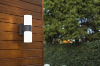 Lutec CYRA 5198101012 LED-buitenlamp (wand) 15 W Mat zwart - thumbnail