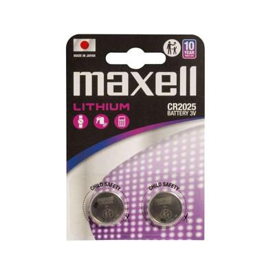 MAXELL Lithiumbatterij LITHIUM CR2025 2 st. 3V