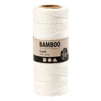 Creativ Company Bamboekoord wit, 65m - thumbnail