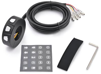 DAYTONA Schakelaar shifter steering armature alu sw/chr