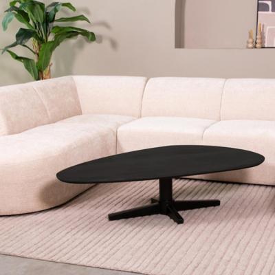 LABEL51 Salontafel Rosie - Zwart - Mangohout - 140 cm LABEL51 Salontafel Rosie - Zwart - Mangohout - 140 cm