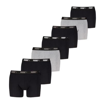 Puma Boxershorts Promo Solid 7-pack Black / Grey-M