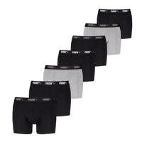 Puma Boxershorts Promo Solid 7-pack Black / Grey-M - thumbnail