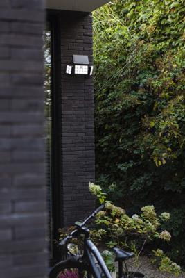 Lutec Zwarte wandlampTuda solar 3 - 6935502330