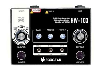Foxgear HW-103 Mini Amp 100W British Clean versterkerpedaal