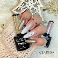 Claresa uv/led gellak 5ml full glitter 2 bronze - thumbnail