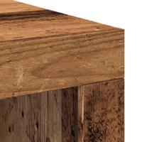 Salontafel 102x50x35 cm bewerkt hout oude houtkleurig - thumbnail