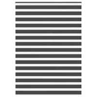 VidaXL Zebra rolgordijn 165x230 cm stofbreedte 160,9 cm zwart - thumbnail