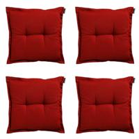 Zit universeel Rib red 50 cm x 50 cm (4 stuks) Madison - Madison - thumbnail