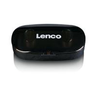 Lenco EPB410 Bluetooth IPX4 TWS Earphone met Powerbank Zwart - thumbnail