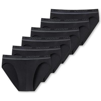 Schiesser Rio slips Uncover 6-pack zwart