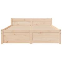 Bedframe massief hout 120x190 cm - thumbnail