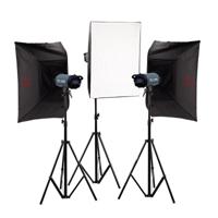 Falcon eyes studioflitsset tfk-3400l met lcd scherm - thumbnail