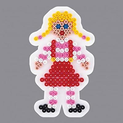 Hama Strijkkralen Grondplaat Meisje Wit Hama Strijkkralen Grondplaat Meisje Wit