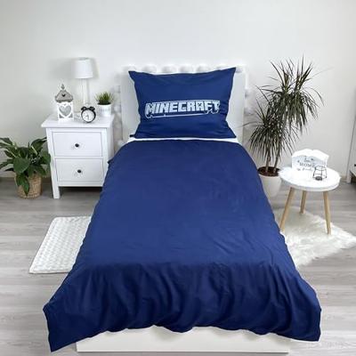 Minecraft Dekbedovertrek Emblematic- 140 x 200 cm - Polyester
