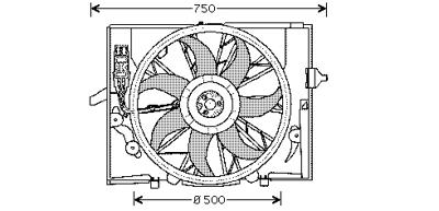 KOELVENTILATOR COMPLEET 0655746 KOELVENTILATOR COMPLEET 0655746