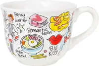 Blond Amsterdam soepkom aardewerk happy 14x9.5cm multi - thumbnail