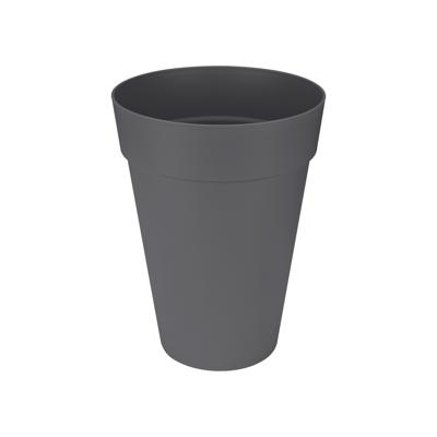 Elho pot loft urban rond hoog D28cm antraciet - thumbnail
