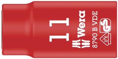 Wera 8790 B Zyklop VDE doppen, geïsoleerd, voorzien van 3/8" aandrijving, 11.0 x 46.0 mm - 1 stuk(s) - 05004955001