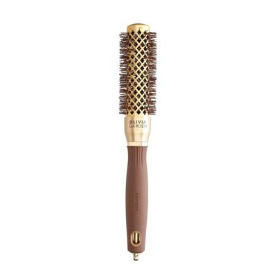 Olivia Garden Wavy Bristles Gold&Brown Brush Ø25mm