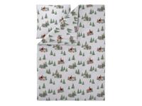 LIVARNO Dekbedovertrek 140 x 200 cm (huizen) - thumbnail