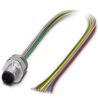 Phoenix Contact 1523502 Sensor/actuator inbouwconnector M12 Aantal polen (sensoren): 8 Stekker, inbouw 0.50 m 1 stuk(s) Phoenix Contact 1523502 Sensor/actuator inbouwconnector M12 Aantal polen (sensoren): 8 Stekker, inbouw 0.50 m 1 stuk(s)
