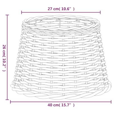 Lampenkap 40x26 cm wicker bruin Lampenkap 40x26 cm wicker bruin