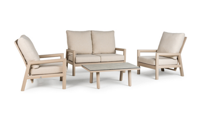 Sevilla loungeset champagne met 2-zits loungebank Tierra Outdoor - Tierra outdoor Sevilla loungeset champagne met 2-zits loungebank Tierra Outdoor - Tierra outdoor