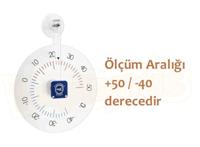 Venster buitenthermometer kunststof Thermo Disc 19.5 cm - thumbnail