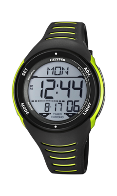 Horlogeband Calypso K5807-5 Kunststof/Plastic Zwart