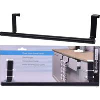 Deurhanger 36.5x6x8cm 142gr Rvs Zwart - thumbnail