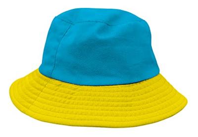 Vissershoed Colorblock Blauw/Geel - thumbnail