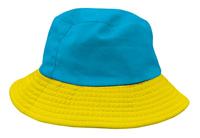 Vissershoed Colorblock Blauw/Geel - thumbnail