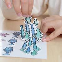 Tekenblokje voor Inkleuren Milan Blue odissey - thumbnail