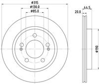 Remschijf PRO 8DD355134271 - thumbnail